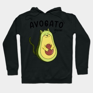 Avogato ihola ! - A  Cinco De Mayo shirt for a pet lover and cat owner Hoodie